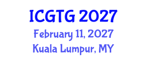 International Conference on Geospatial Technology and Geomatics (ICGTG) February 11, 2027 - Kuala Lumpur, Malaysia International Conference on Geospatial Technology and Geomatics (ICGTG) February 11, 2027 - Kuala Lumpur, Malaysia
