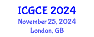 International Conference on Geosynthetics in Civil Engineering (ICGCE) November 25, 2024 - London, United Kingdom