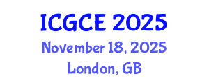 International Conference on Geosynthetics in Civil Engineering (ICGCE) November 18, 2025 - London, United Kingdom