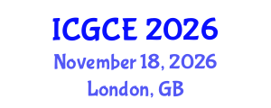 International Conference on Geosynthetics in Civil Engineering (ICGCE) November 18, 2026 - London, United Kingdom