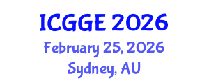 International Conference on Geotechnical and Geoenvironmental Engineering (ICGGE) February 25, 2026 - Sydney, Australia