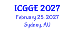 International Conference on Geotechnical and Geoenvironmental Engineering (ICGGE) February 25, 2027 - Sydney, Australia International Conference on Geotechnical and Geoenvironmental Engineering (ICGGE) February 25, 2027 - Sydney, Australia