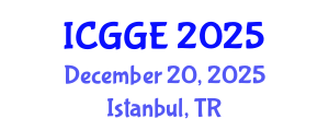 International Conference on Geotechnical and Geological Engineering (ICGGE) December 20, 2025 - Istanbul, Turkey