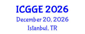International Conference on Geotechnical and Geological Engineering (ICGGE) December 20, 2026 - Istanbul, Turkey International Conference on Geotechnical and Geological Engineering (ICGGE) December 20, 2026 - Istanbul, Turkey