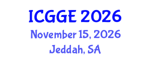 International Conference on Geotechnical and Geological Engineering (ICGGE) November 15, 2026 - Jeddah, Saudi Arabia