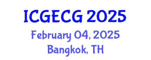 International Conference on Geotechnical Engineering and Computational Geophysics (ICGECG) February 04, 2025 - Bangkok, Thailand