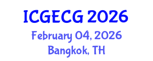 International Conference on Geotechnical Engineering and Computational Geophysics (ICGECG) February 04, 2026 - Bangkok, Thailand