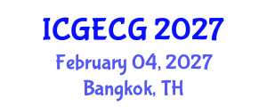 International Conference on Geotechnical Engineering and Computational Geophysics (ICGECG) February 04, 2027 - Bangkok, Thailand International Conference on Geotechnical Engineering and Computational Geophysics (ICGECG) February 04, 2027 - Bangkok, Thailand