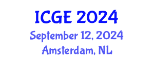 International Conference on Geotechnical Engineering (ICGE) September 12, 2024 - Amsterdam, Netherlands