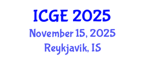 International Conference on Geotechnical Engineering (ICGE) November 15, 2025 - Reykjavik, Iceland
