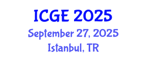 International Conference on Geotechnical Engineering (ICGE) September 27, 2025 - Istanbul, Turkey