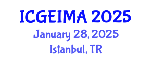 International Conference on Geotechnical Engineering Investigation Methods and Applications (ICGEIMA) January 28, 2025 - Istanbul, Turkey