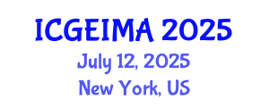 International Conference on Geotechnical Engineering Investigation Methods and Applications (ICGEIMA) July 12, 2025 - New York, United States