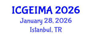 International Conference on Geotechnical Engineering Investigation Methods and Applications (ICGEIMA) January 28, 2026 - Istanbul, Turkey