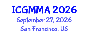 International Conference on Geotechnical Modelling, Monitoring and Analysis (ICGMMA) September 27, 2026 - San Francisco, United States