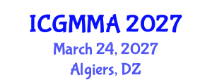 International Conference on Geotechnical Modelling, Monitoring and Analysis (ICGMMA) March 24, 2027 - Algiers, Algeria
