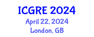 International Conference on Geotechnical Research and Engineering (ICGRE) April 22, 2024 - London, United Kingdom