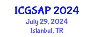 International Conference on Geotechnical Slope Analysis and Plasticity (ICGSAP) July 29, 2024 - Istanbul, Turkey