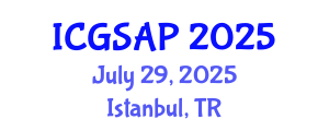 International Conference on Geotechnical Slope Analysis and Plasticity (ICGSAP) July 29, 2025 - Istanbul, Turkey