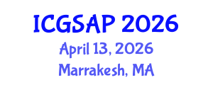 International Conference on Geotechnical Slope Analysis and Plasticity (ICGSAP) April 13, 2026 - Marrakesh, Morocco International Conference on Geotechnical Slope Analysis and Plasticity (ICGSAP) April 13, 2026 - Marrakesh, Morocco