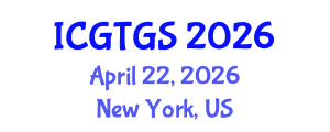 International Conference on Geothermal Technologies and Geothermal Systems (ICGTGS) April 22, 2026 - New York, United States