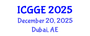 International Conference on Geothermics and Geothermal Energy (ICGGE) December 20, 2025 - Dubai, United Arab Emirates