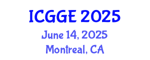 International Conference on Geothermics and Geothermal Energy (ICGGE) June 14, 2025 - Montreal, Canada
