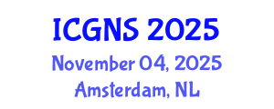 International Conference on Gerontologic Nursing Studies (ICGNS) November 04, 2025 - Amsterdam, Netherlands