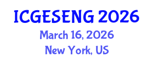 International Conference on Gifted Education and Supporting Emotional Needs of Gifted (ICGESENG) March 16, 2026 - New York, United States International Conference on Gifted Education and Supporting Emotional Needs of Gifted (ICGESENG) March 16, 2026 - New York, United States