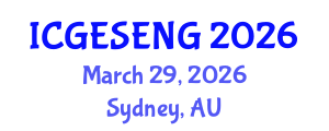 International Conference on Gifted Education and Supporting Emotional Needs of Gifted  (ICGESENG) March 29, 2026 - Sydney, Australia