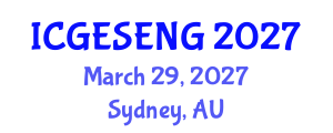 International Conference on Gifted Education and Supporting Emotional Needs of Gifted (ICGESENG) March 29, 2027 - Sydney, Australia International Conference on Gifted Education and Supporting Emotional Needs of Gifted (ICGESENG) March 29, 2027 - Sydney, Australia