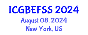 International Conference on Global Business, Economics, Finance and Social Sciences (ICGBEFSS) August 08, 2024 - New York, United States