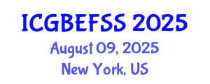 International Conference on Global Business, Economics, Finance and Social Sciences (ICGBEFSS) August 09, 2025 - New York, United States