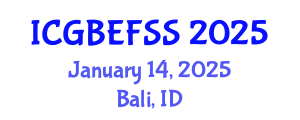 International Conference on Global Business, Economics, Finance and Social Sciences (ICGBEFSS) January 14, 2025 - Bali, Indonesia