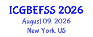 International Conference on Global Business, Economics, Finance and Social Sciences (ICGBEFSS) August 09, 2026 - New York, United States