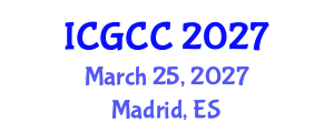 International Conference on Global Climate Change (ICGCC) March 25, 2027 - Madrid, Spain