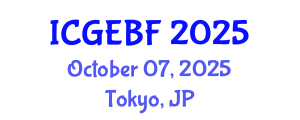 International Conference on Global Economics, Business and Finance (ICGEBF) October 07, 2025 - Tokyo, Japan