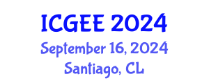 International Conference on Global Engineering Education (ICGEE) September 16, 2024 - Santiago, Chile