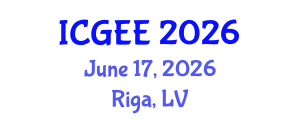 International Conference on Global Engineering Education (ICGEE) June 17, 2026 - Riga, Latvia