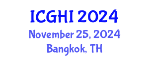 International Conference on Global Health and Innovation (ICGHI) November 25, 2024 - Bangkok, Thailand