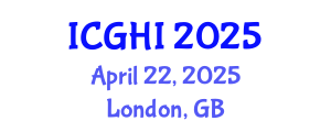 International Conference on Global Health and Innovation (ICGHI) April 22, 2025 - London, United Kingdom