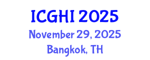 International Conference on Global Health and Innovation (ICGHI) November 29, 2025 - Bangkok, Thailand