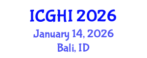 International Conference on Global Health and Innovation (ICGHI) January 14, 2026 - Bali, Indonesia