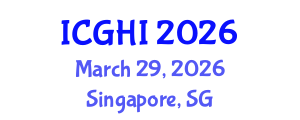 International Conference on Global Health and Innovation (ICGHI) March 29, 2026 - Singapore, Singapore