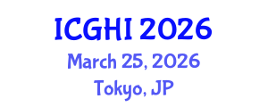 International Conference on Global Health and Innovation (ICGHI) March 25, 2026 - Tokyo, Japan