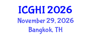 International Conference on Global Health and Innovation (ICGHI) November 29, 2026 - Bangkok, Thailand