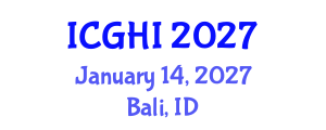 International Conference on Global Health and Innovation (ICGHI) January 14, 2027 - Bali, Indonesia International Conference on Global Health and Innovation (ICGHI) January 14, 2027 - Bali, Indonesia