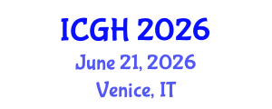 International Conference on Global Health (ICGH) June 21, 2026 - Venice, Italy