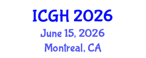 International Conference on Global History (ICGH) June 15, 2026 - Montreal, Canada International Conference on Global History (ICGH) June 15, 2026 - Montreal, Canada