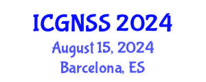 International Conference on Global Navigation Satellite Systems (ICGNSS) August 15, 2024 - Barcelona, Spain